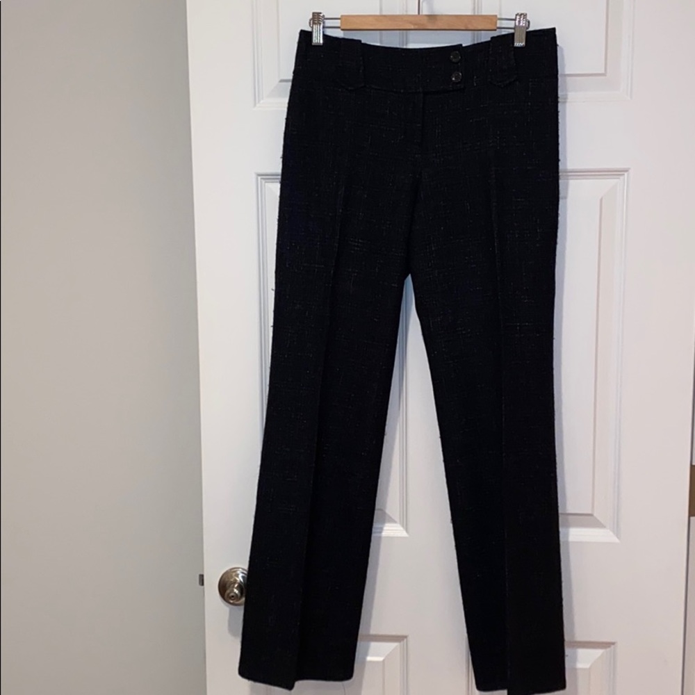 Black Ann Taylor tailored pants